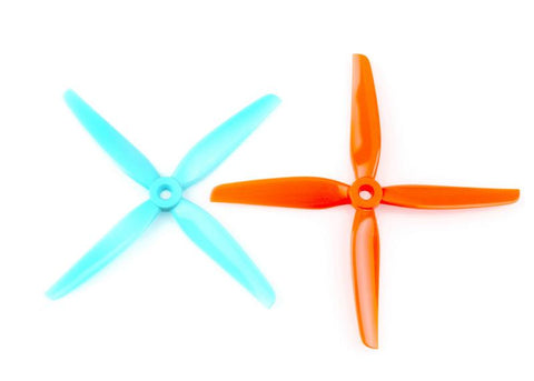 HQ Ummagawd 4Play Gulf 5" 4-BLADE PROPS (2CW+2CCW) - PC