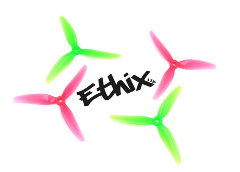 HQ Ethix S3 Watermelon 5" 3-BLADE PROPS (2CW+2CCW) - PC