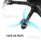 HQ Freestyle Prop 5X4.3X-V2S 5" 3-Blade (2CW+2CCW) PC